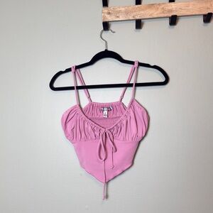 Urban Outfitters Pink Crop Top